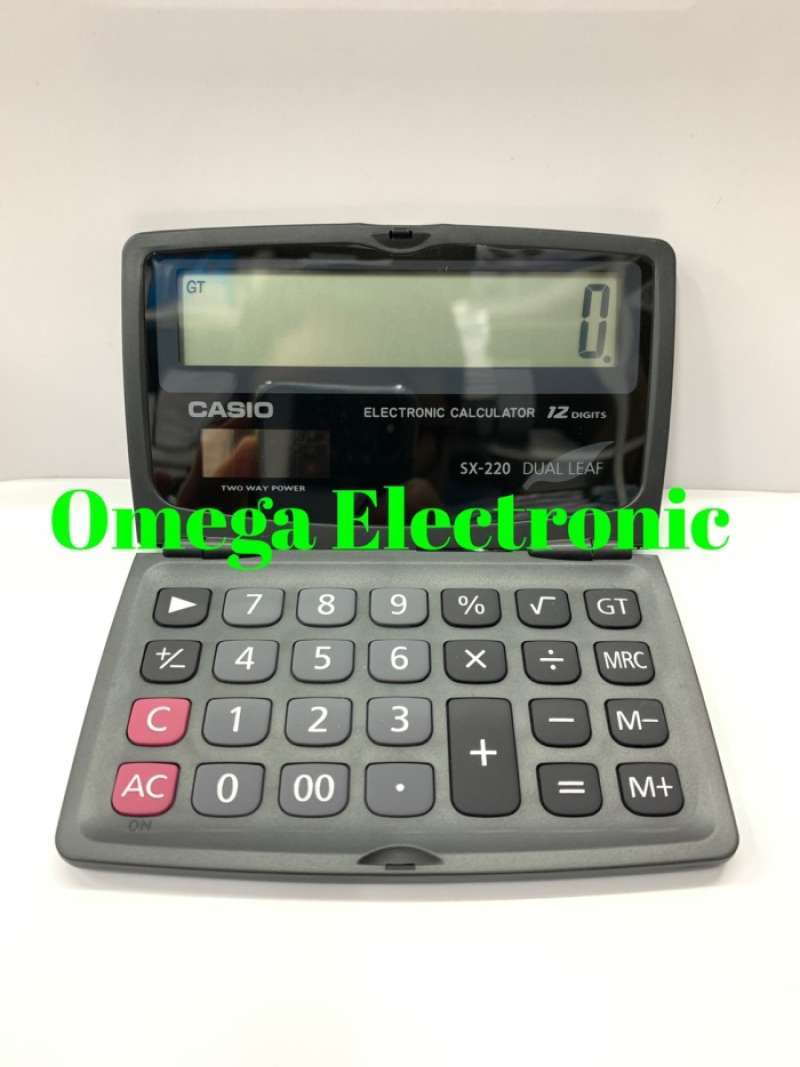 Promo Casio Calculator SX 220 Kalkulator Saku Pocket SX 220 Dual