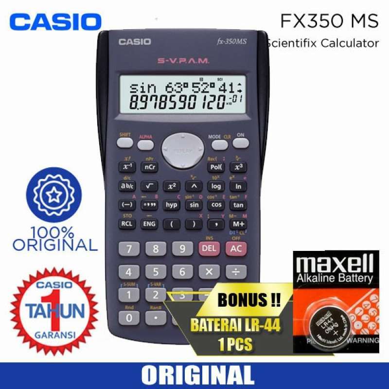 Promo Casio Scientifik Fx 350 Ms Diskon 23 Di Seller Silia Store Kalibata Kota Jakarta Selatan Blibli
