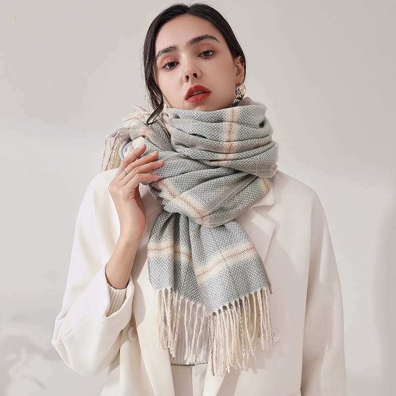Syal Casual Scarf Jual Syal Korea Scarf Wool Cashmere Unisex Musim