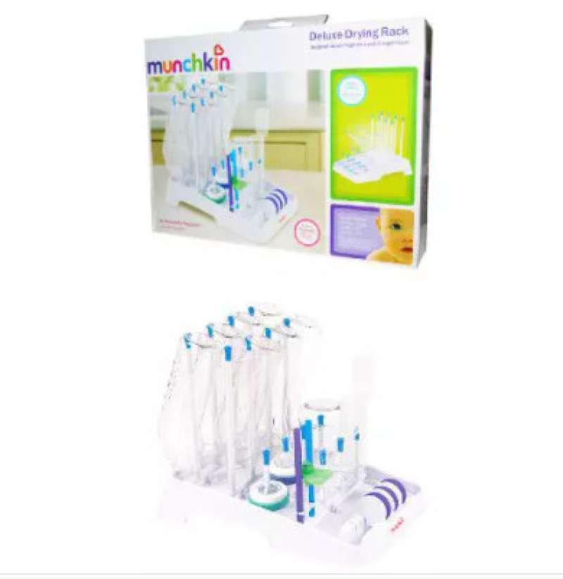 Munchkin Deluxe Drying Rack Rak Pengering Botol Susu Bayi