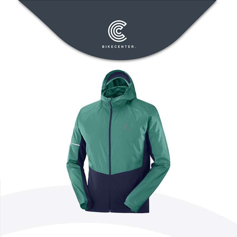 Jual Hoodie Pria Salomon Agile Fz Pacific/night Sky Di Seller Bike