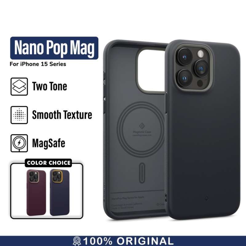 Jual Case iPhone 15 Pro Max Plus Caseology Nano Pop MagSafe Matte