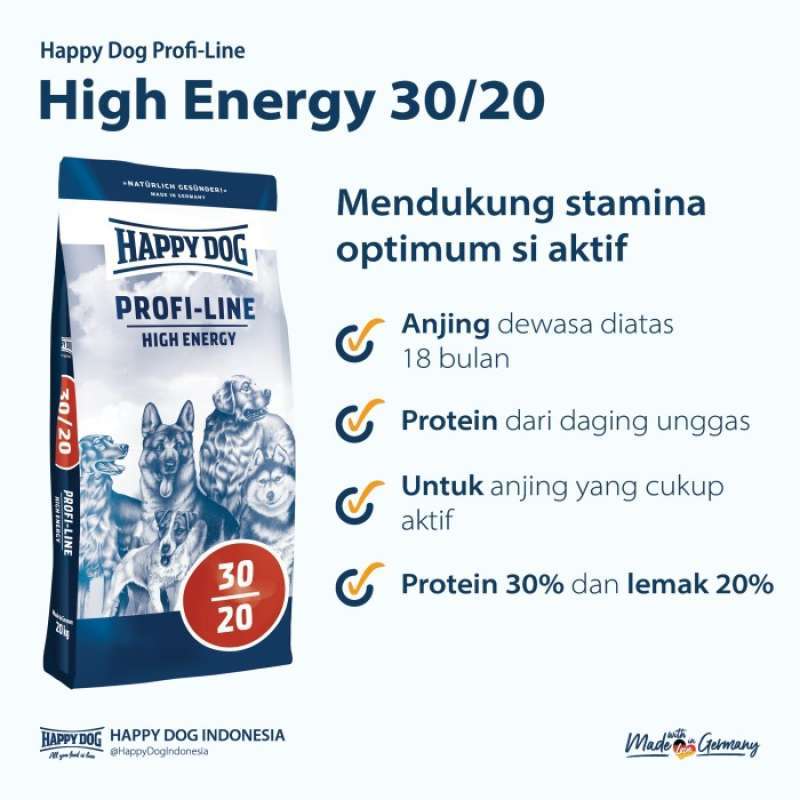 Happy dog profi line high energy top
