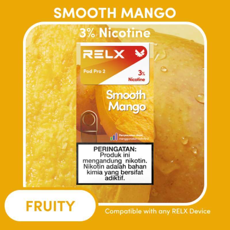 Jual Relx Pod Pro 2 - Smooth Mango (isi 1 Pod) Di Seller Relx Store  Indonesia Flagship Store - Pegangsaan Dua, Kota Jakarta Utara | Blibli