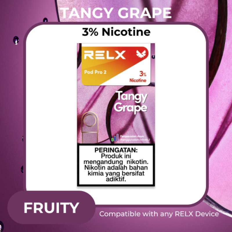 Jual Relx Pod Pro 2 - Tangy Grape (isi 1 Pod) Di Seller Relx Store Indonesia Flagship Store - Pegangsaan Dua, Kota Jakarta Utara | Blibli Jual Relx Pod Pro 2 - Tangy Grape (isi 1 Pod) Di Seller Relx Store Indonesia Flagship Store - Pegangsaan Dua, Kota Jakarta Utara | Blibli