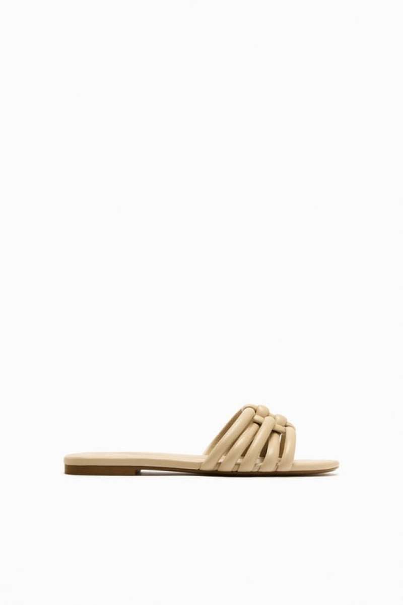 Jual ZARA ORIGINAL STORE 100 FLAT STRAPPY SANDAL di Seller