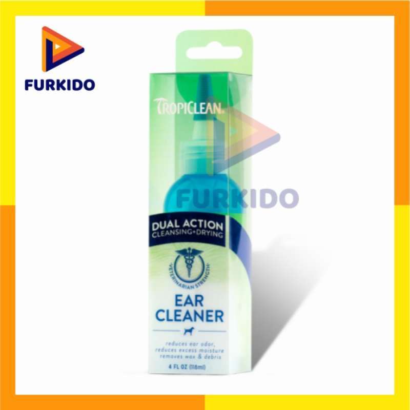 Promo Tropiclean Dual Action Ear Cleaner 118Ml Pembersih Telinga
