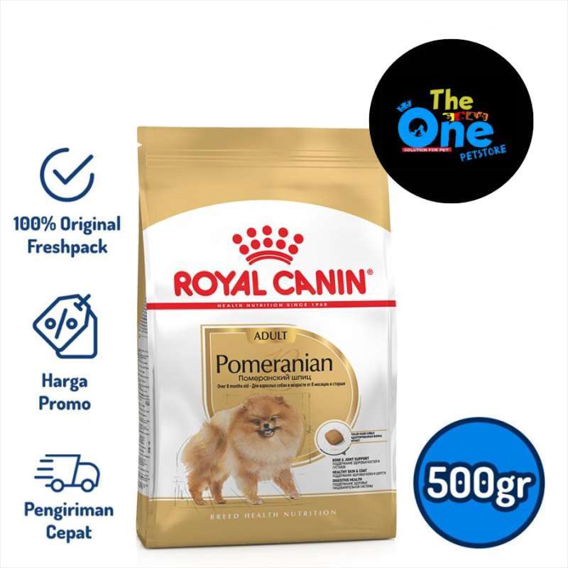 Royal Canin Pomeranian Adult 500gr Makanan Anjing Pom RC MINIPOM RC PO