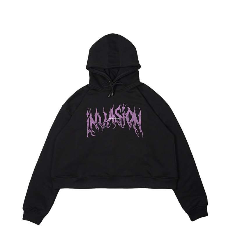 no mass prod GLMNIST2 CROPPED HOODIE M