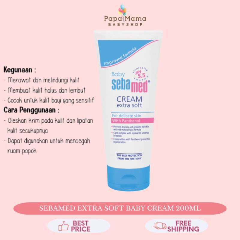 Sebamed extra soft baby cream 200ml top