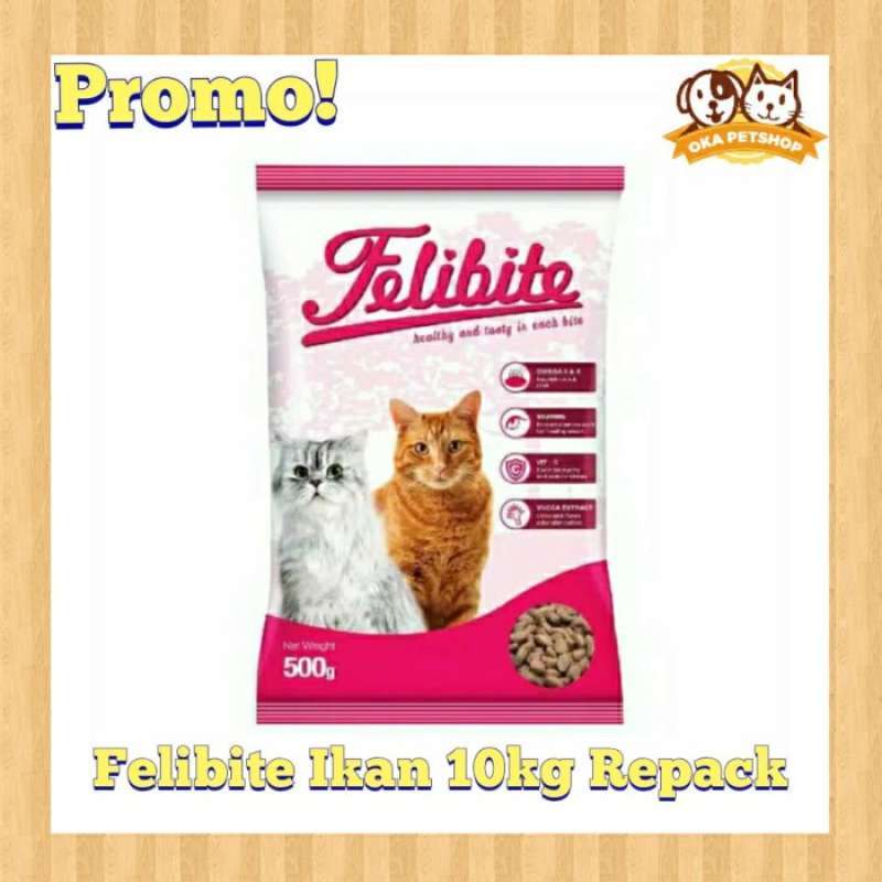 Promo Makanan Kucing Felibite Ikan 10kg Freshpack Dry Food Cat Food Diskon 33 Di Seller Toko Imang Tugu Selatan Kota Jakarta Utara Blibli