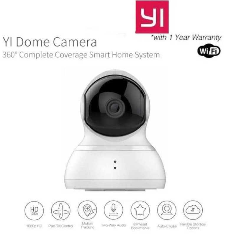 Promo Terbatas Xiaomi Yi Dome Camera 720P Versi Internasional Ip Camera 360 Night