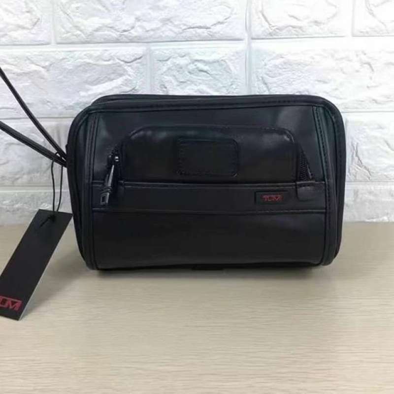 Tumi alpha leather organizer clutch on sale