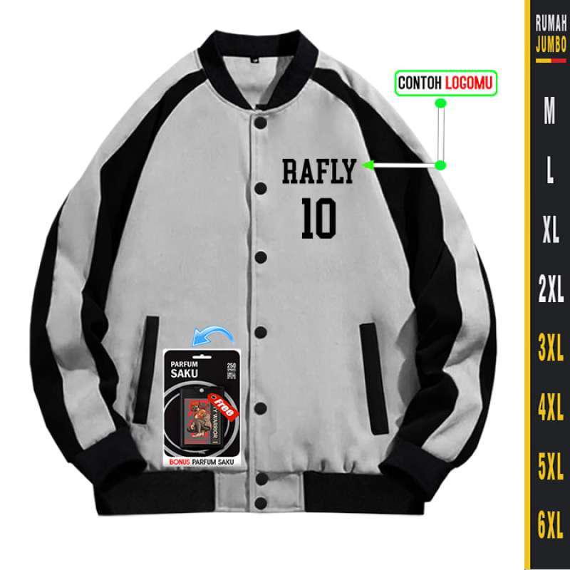 Jaket varsity on sale custom