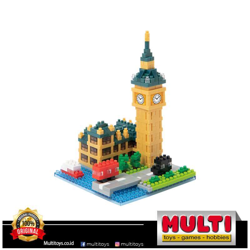Jual NANOBLOCK NBH 193 BIG BEN 21547 di Seller Multi Toys Store