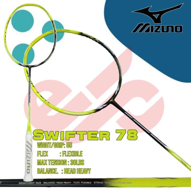 TERLARIS RAKET BADMINTON MIZUNO SWIFTER SP78 BULUTANGKIS