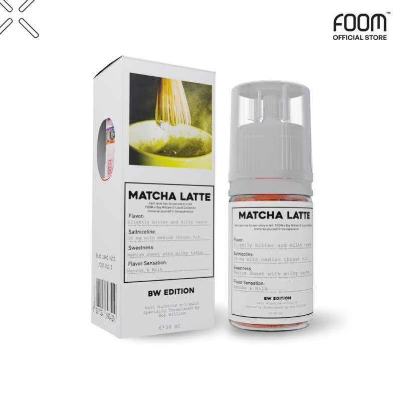 Jual Liquid Foom X Bw Series, Rasa Matcha Latte Di Seller Foom Lab Global  Official Store - Pulo, Kota Jakarta Selatan | Blibli