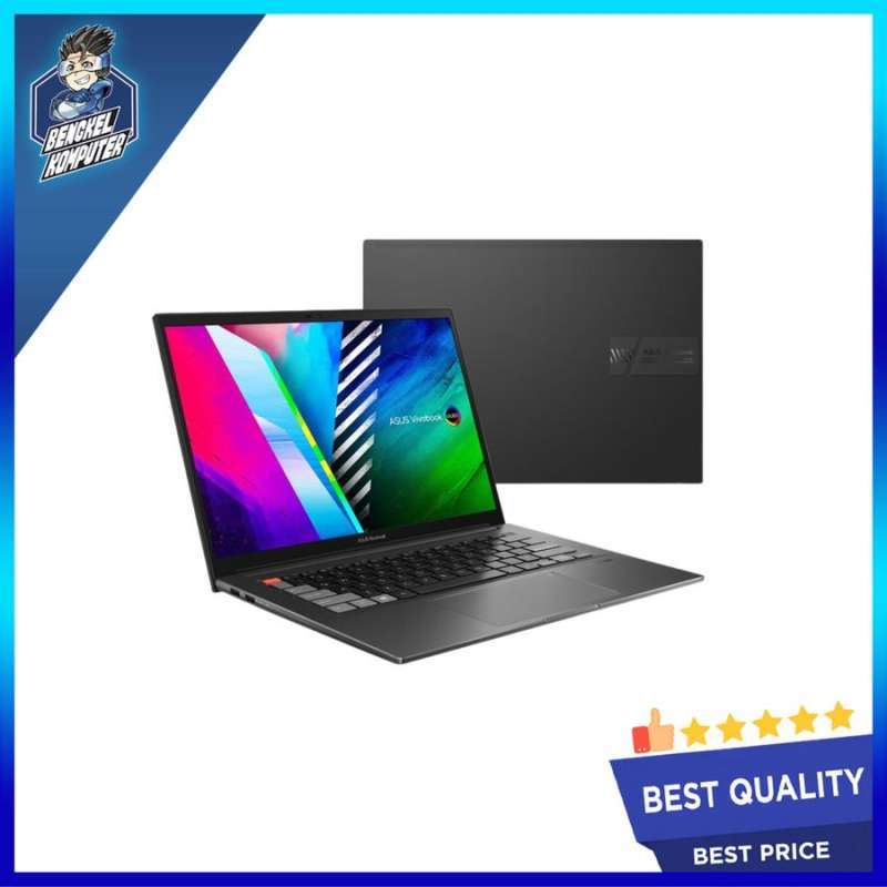 LAPTOP ASUS VIVOBOOK M7400QE-OLED713 BLACK/R7-5800U/3050Ti/16/1TB/W11