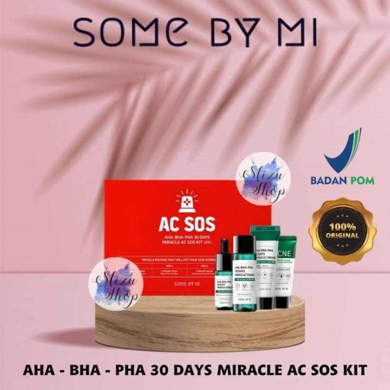 Some By Mi Aha, Bha, Pha 30 Days Miracle AC SOS Kit – 4pcs