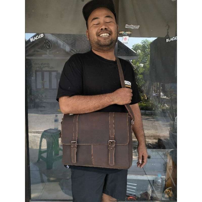 Messenger sale bag kulit