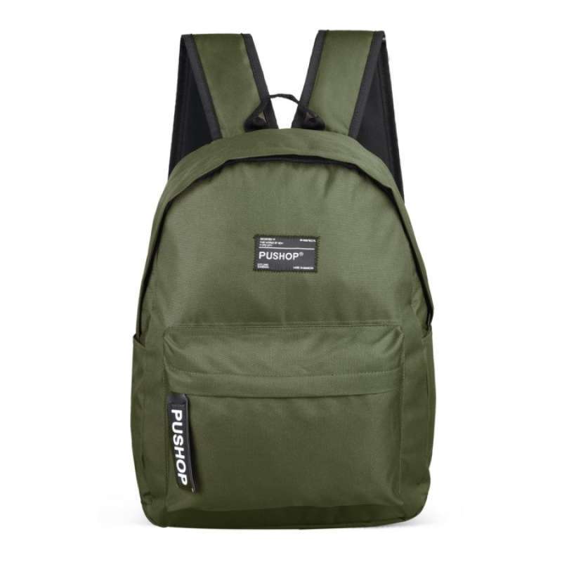 Promo Best Seller Backpack Pria Pushop Bruce Navy Diskon 2 di