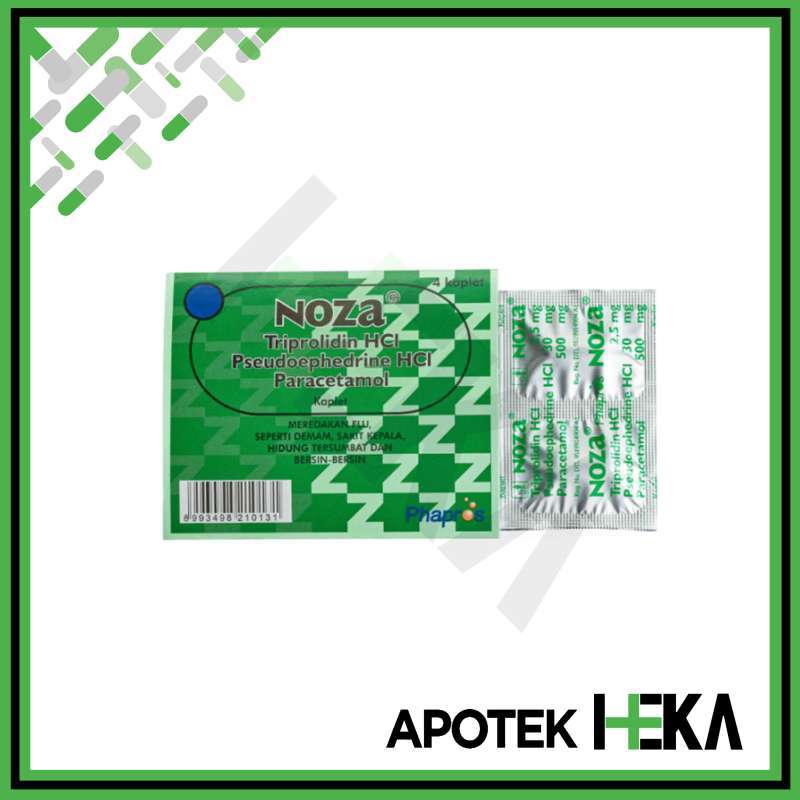 Promo Noza Strip Isi 4 Tablet - Obat Flu Diskon 1% Di Seller 