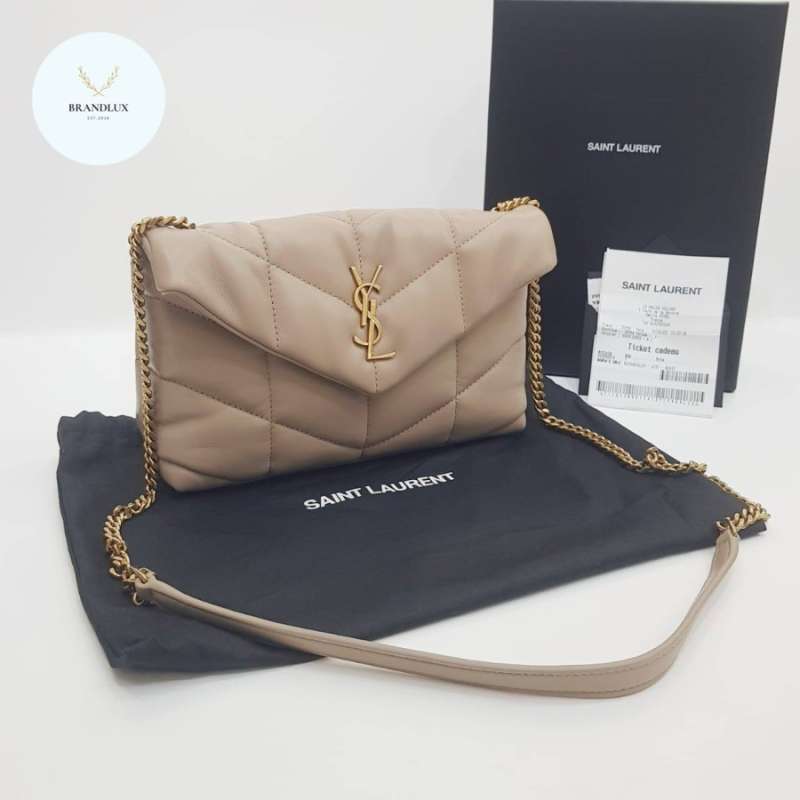 Yves saint top laurent tas beige