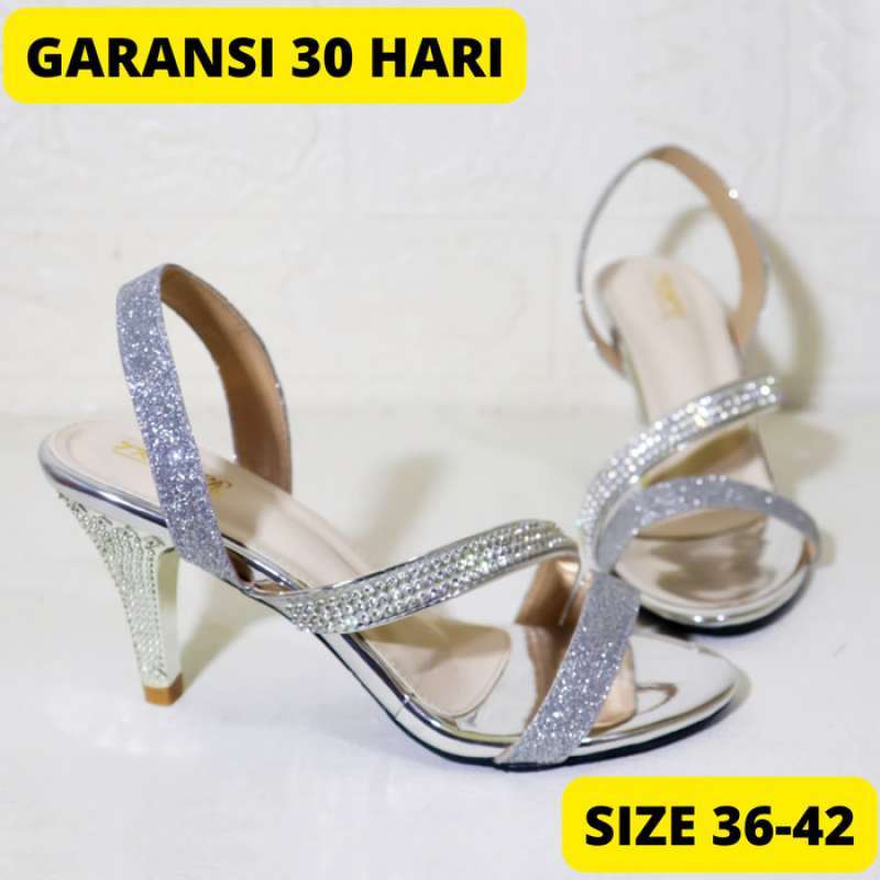Jual Sepatu Sandals Wanita Heels Size 41 42 Hak Tinggi 7 cm Model