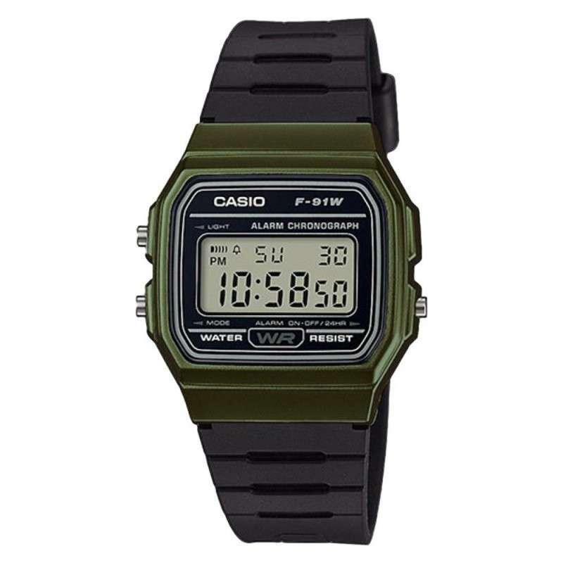 Jual Casio F91 Green Original Branded Harga Diskon Murah