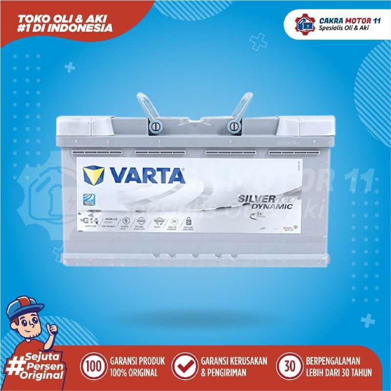 Promo Varta Silver Dynamic Agm 59501 95ah Diskon 9% di Seller Ababa Store -  Cileungsi, Kab. Bogor