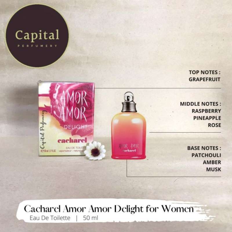 Jual Cacharel AMOR AMOR DELIGHT For Women EDT 50ml di Seller