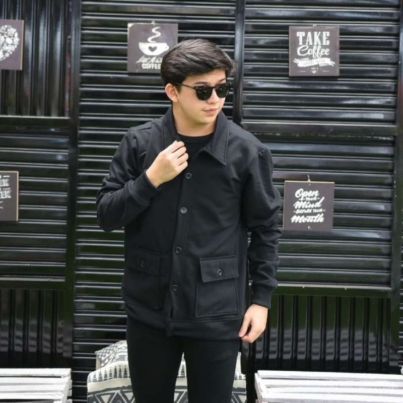 Style cardigan pria online