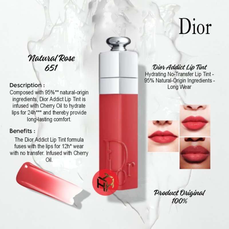 Dior Lip Tint Natural Rose 651 Original