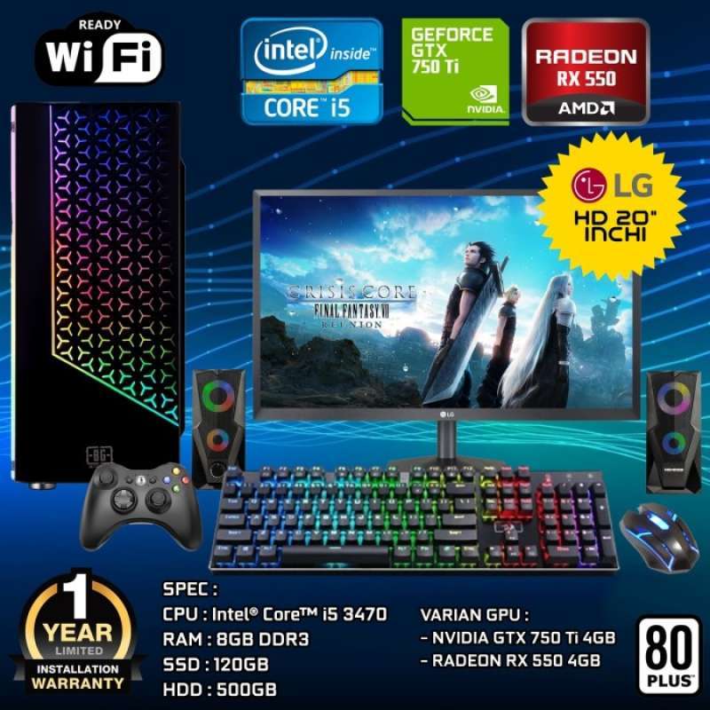 I5 3470 gtx online 750 ti 8gb ram