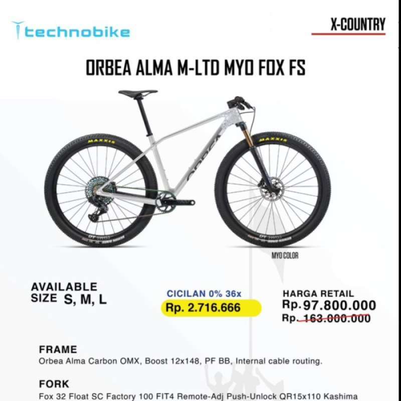 Harga orbea clearance bike