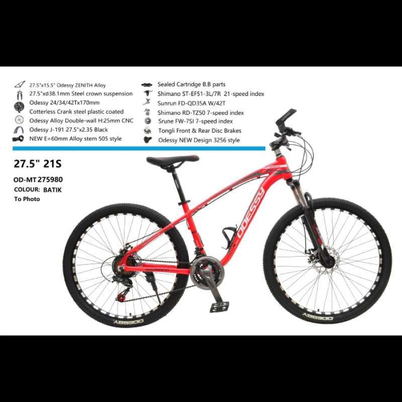 Odessy 27.5 best sale