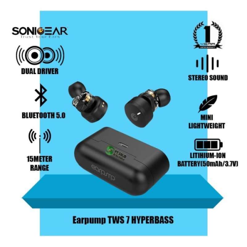 Sonicgear earpump discount tws 7 hyperbass
