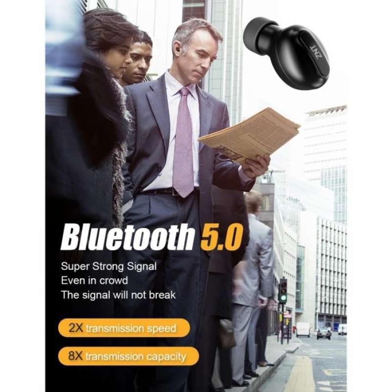 znt N3 earphone bluetooth 5.0 with charging case original