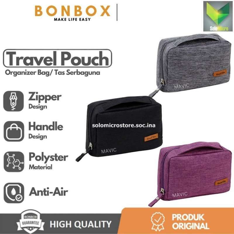 Jual Bonbox Bmb10 Tas Pouch Travel Bag Mini Gadget Organizer
