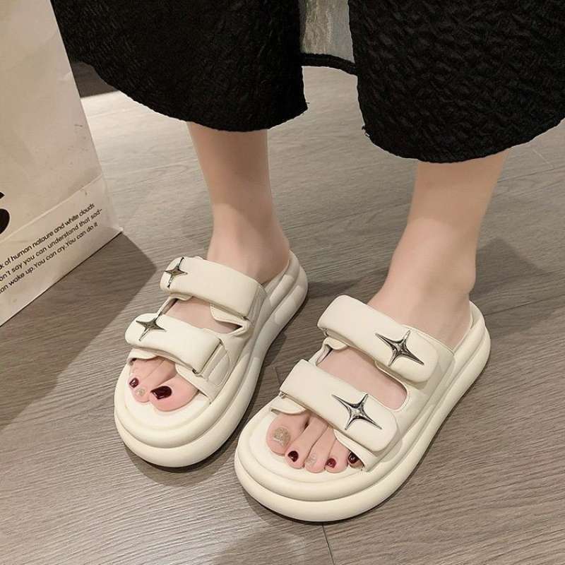 GST 892 Sandal Wedges Dove Slip On Sandal Wanita