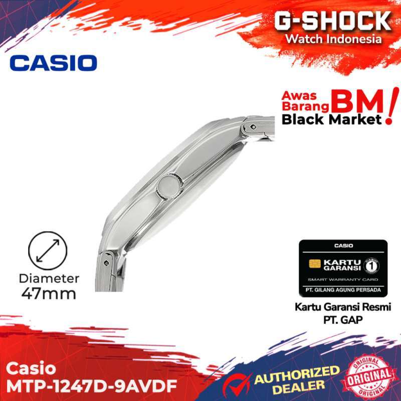 Promo Casio General MTP 1247D 9AVDF MTP 1247D MTP 1247 MTP1247D