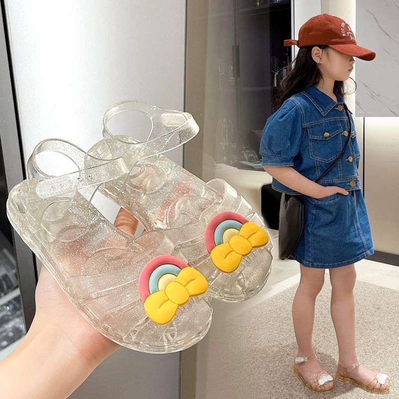 Sandal Sepatu Anak Jelly Import KUCHI Sandal Jelly Anak perempuan Sepatu Jelly Anak size 24 35 Model Baru