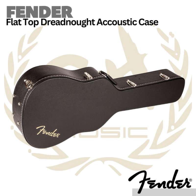 Jual Fender Flat top Dreadnought Acoustic Guitar Case Hardcase