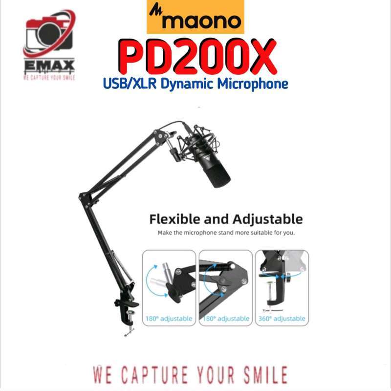 USB XLR Microphone MAONO PD200X USB/XLR Dynamic Microphone Kit