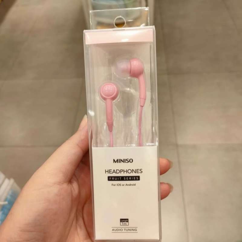 Promo Miniso Headphone Fruit Series Baru Xionstore Diskon 50 Di Seller Xionstore Rawa Buaya Kota Jakarta Barat Blibli