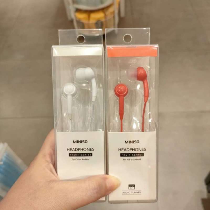 Promo MINISO HEADPHONE FRUIT SERIES BARU XIONSTORE Diskon 50 di