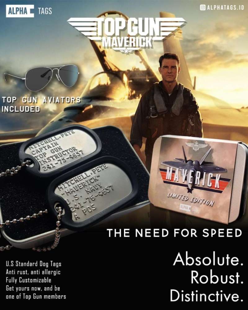 Maverick dog deals tags