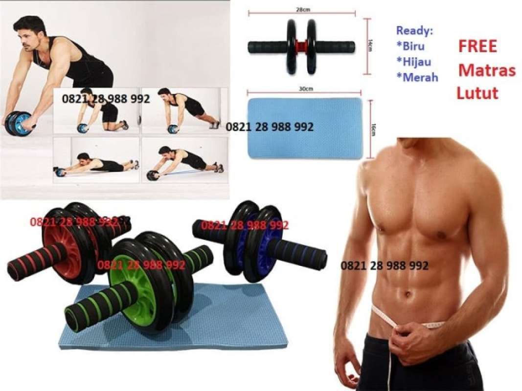 fitness double wheel double wheel ab roller door gymbar kettler
