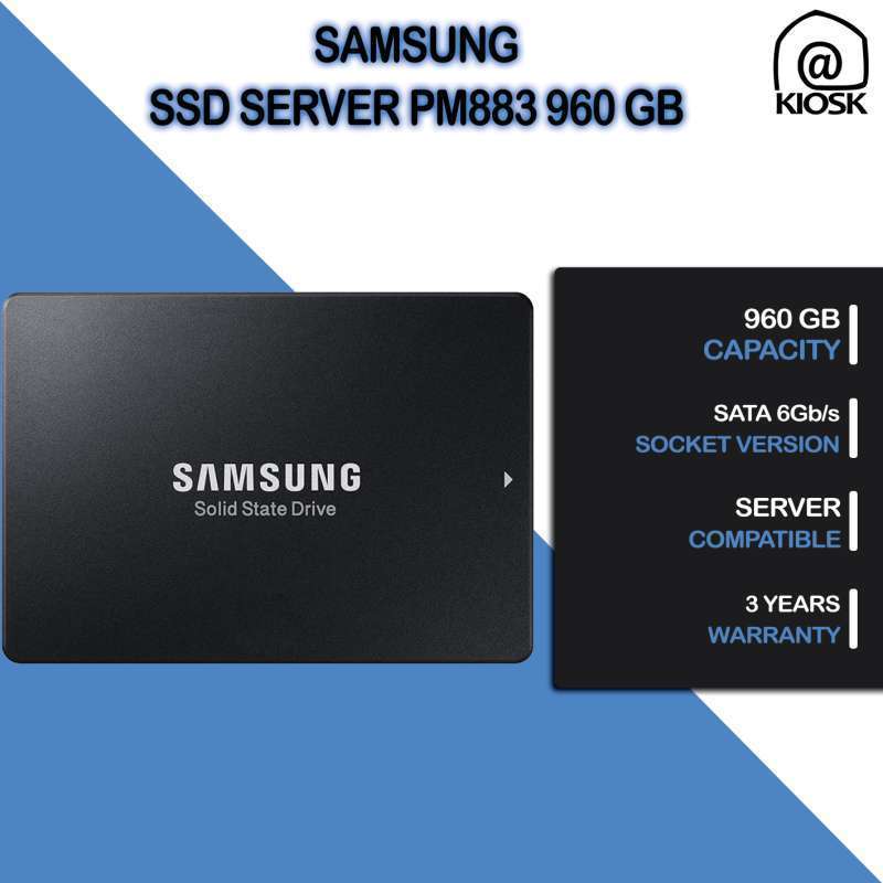Samsung SSD Server PM883 Enterprise Class-SATA-Garansi Tahun