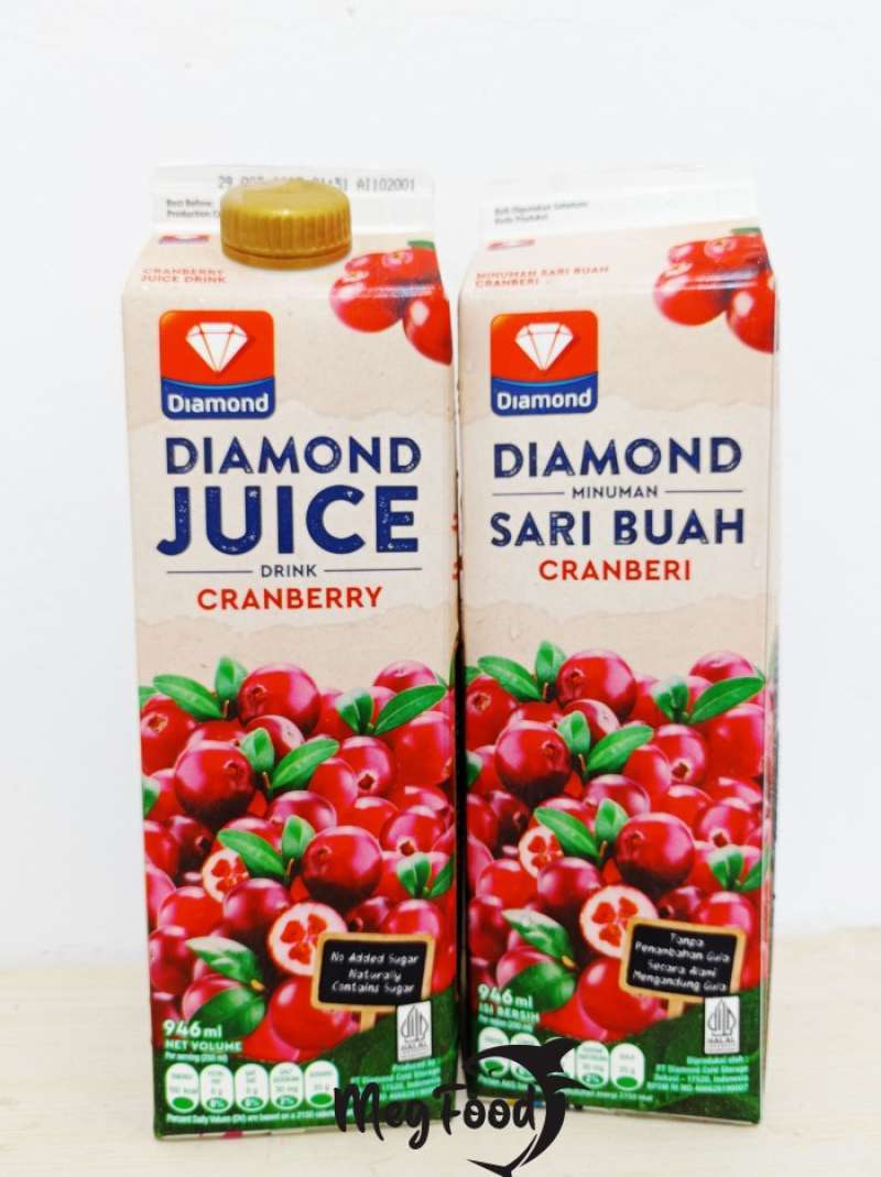 Diamond Juice Drink Cranberry Minuman Sari Buah Jus Cranberi 946 Ml